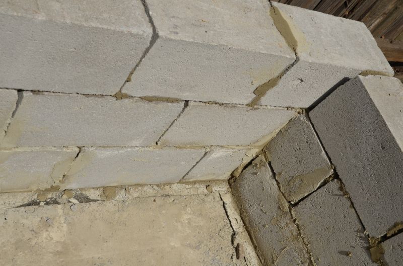 Cinder Block Wall Repair detail